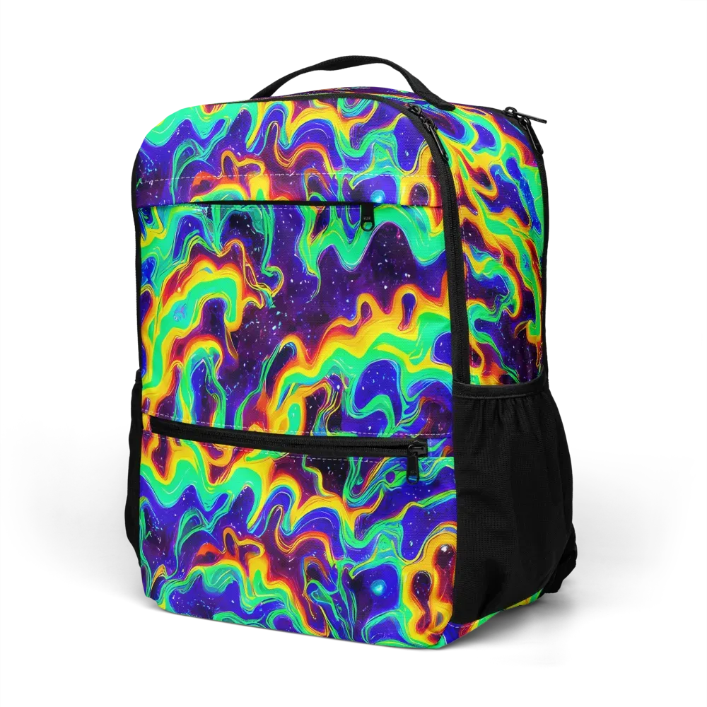 Hypercosm on Utility Backpack — Left Front