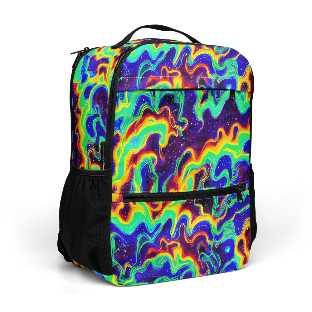 Hypercosm on Utility Backpack — Right Front