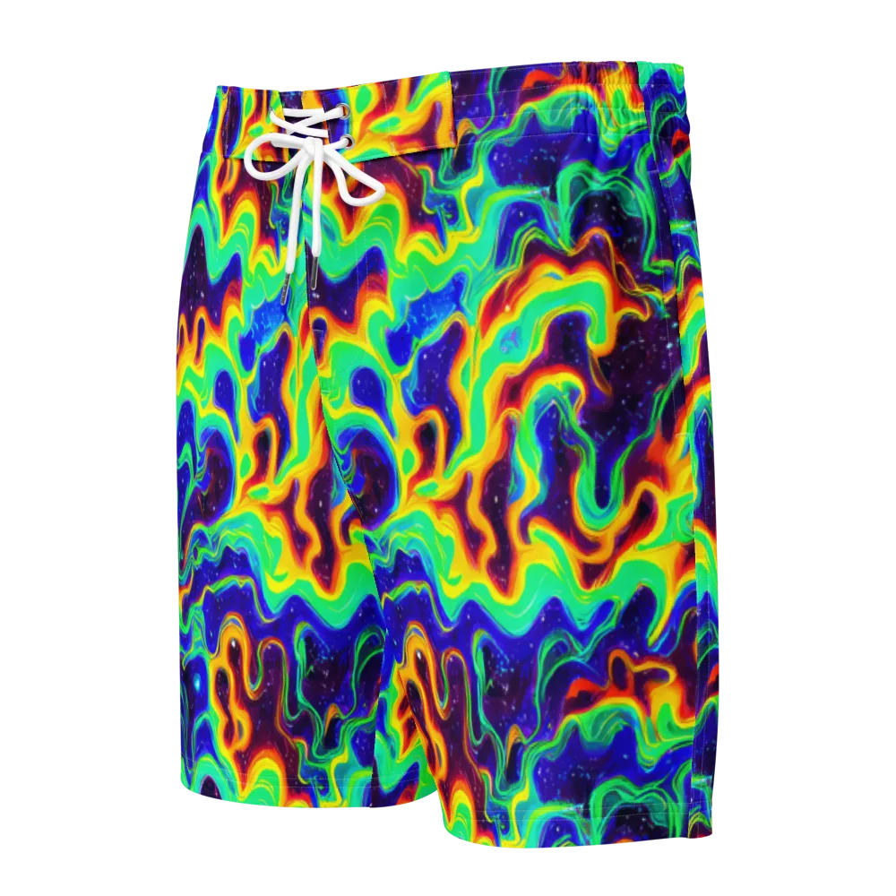 Hypercosm on Men's Board Shorts — Front