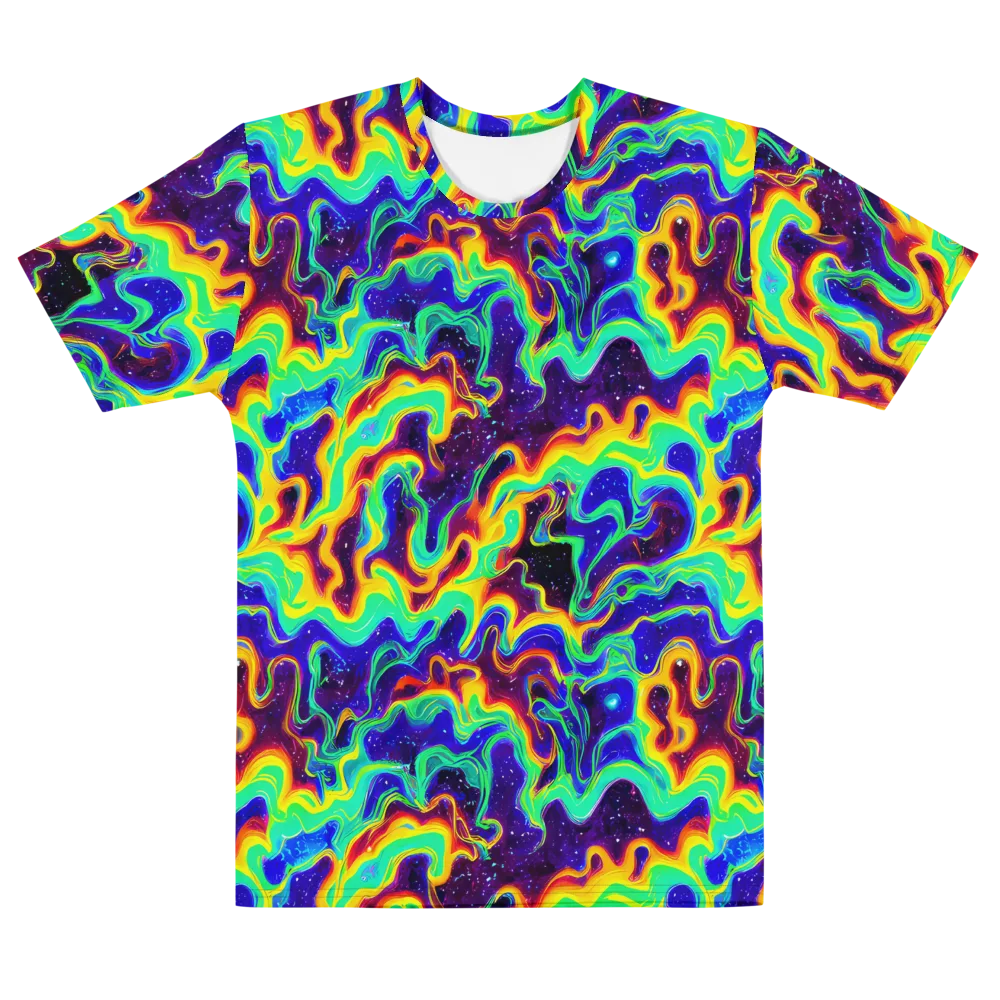 Hypercosm on Men's Cotton Crew Neck T-Shirt — Front