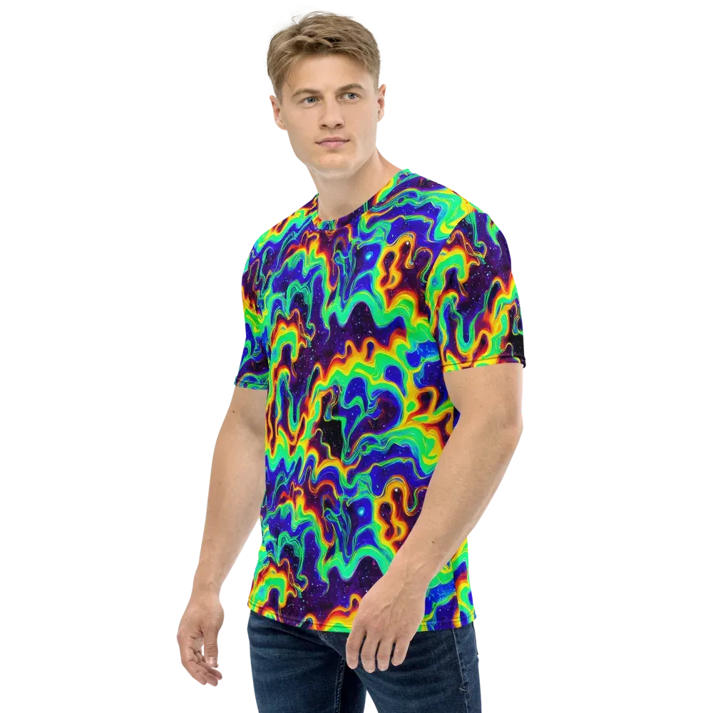 Hypercosm on Men's Crew Neck T-Shirt — Left