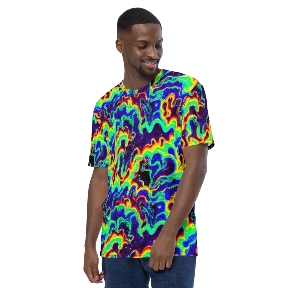 Hypercosm on Men's Crew Neck T-Shirt — Left