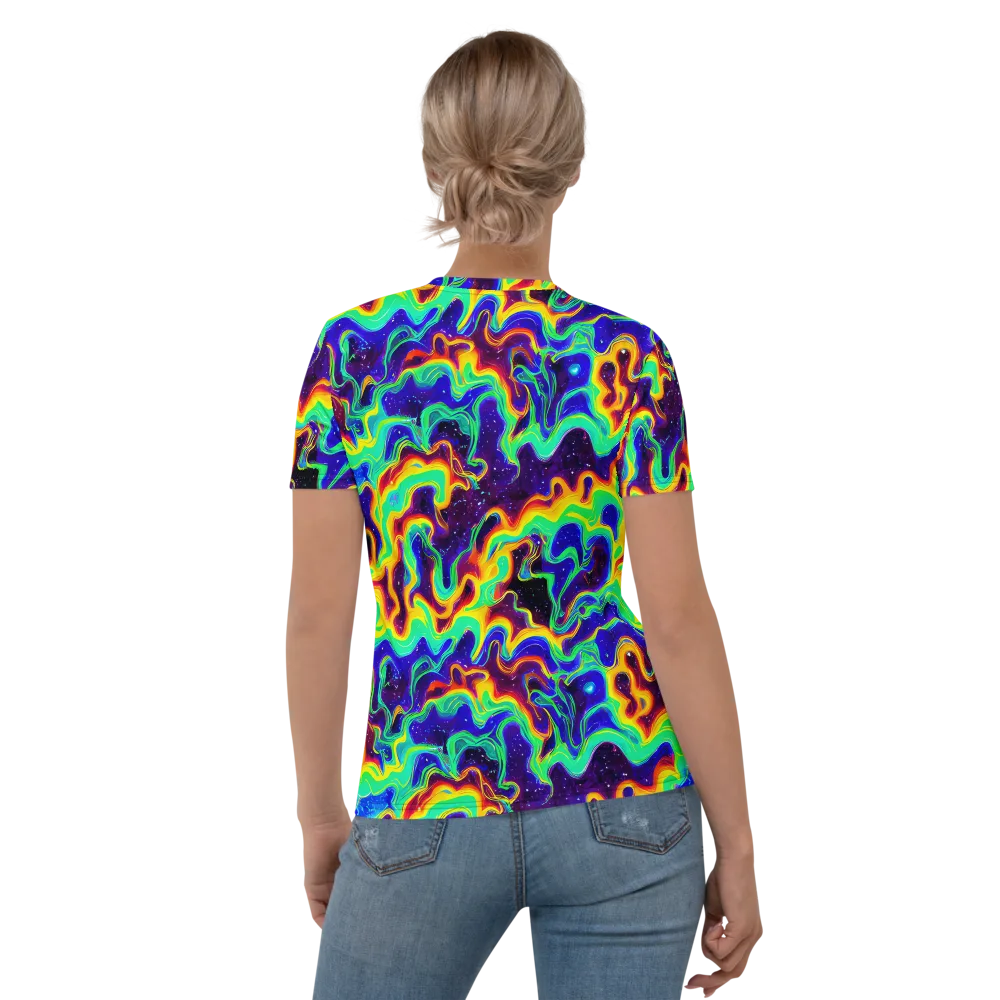 Hypercosm on Women's Crew Neck T-Shirt — Back