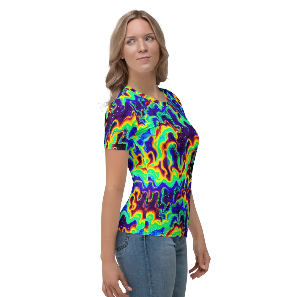 Hypercosm on Women's Crew Neck T-Shirt — Right