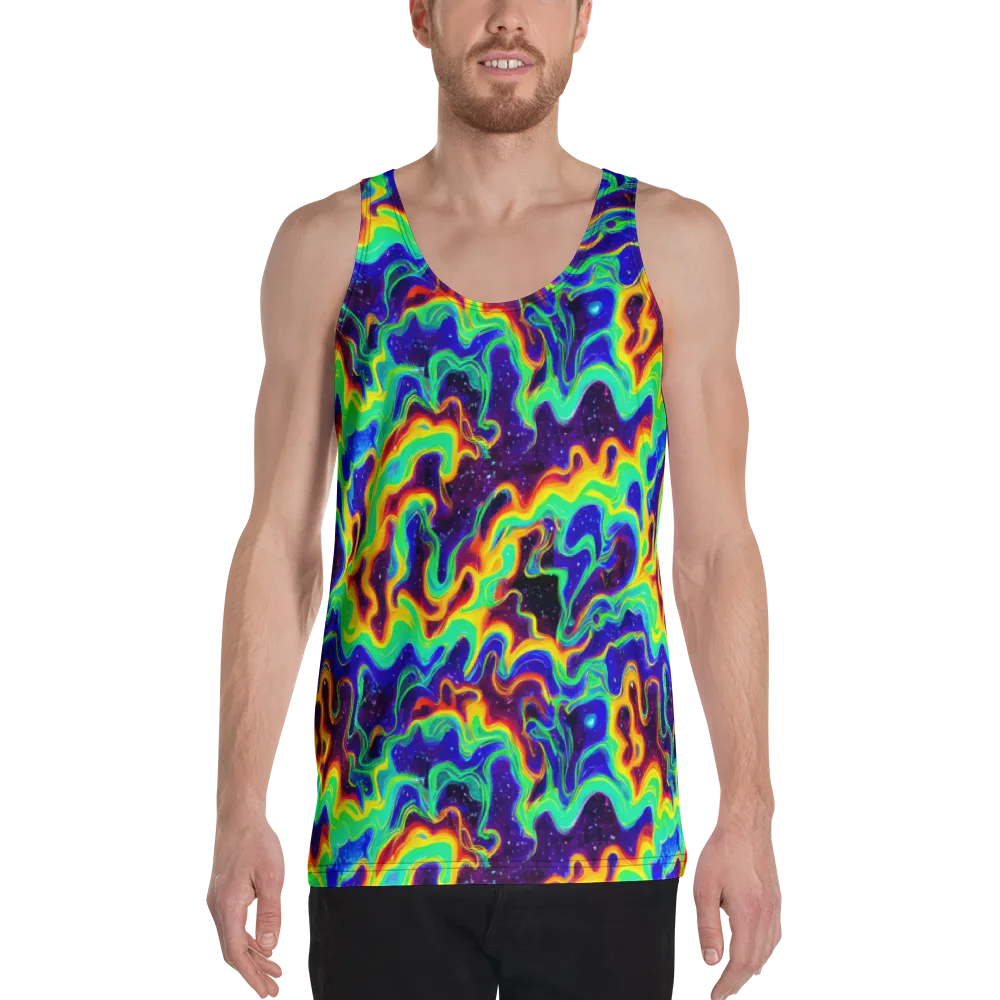 Hypercosm on Men's Tank Top — Front