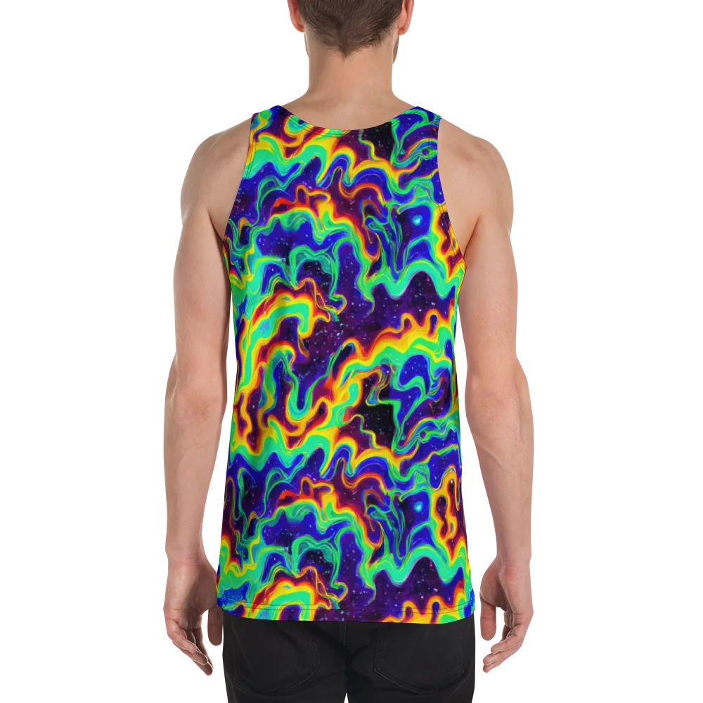 Hypercosm on Men's Tank Top — Back