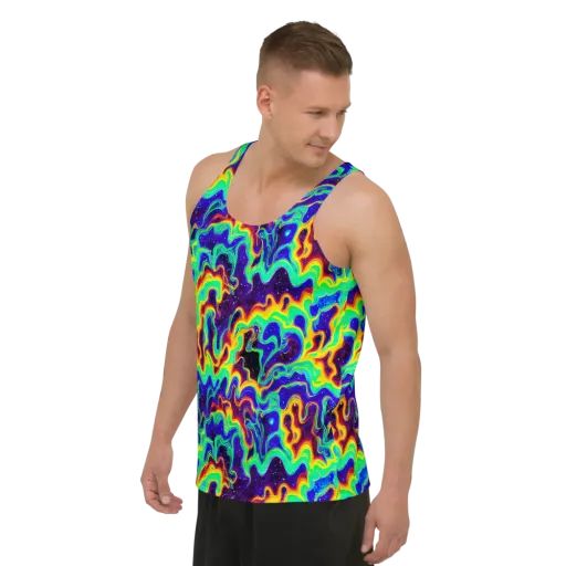 Hypercosm on a Men's Tank Top