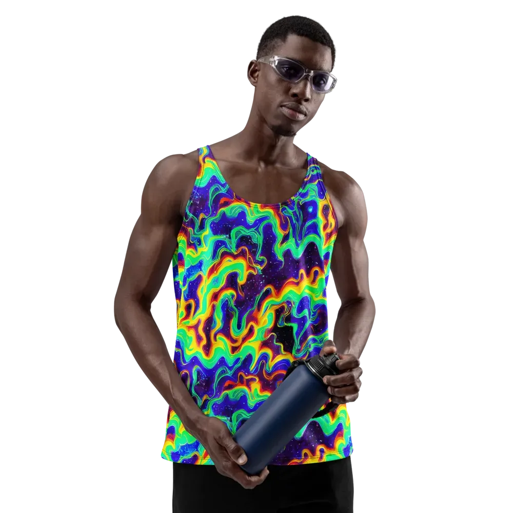 Hypercosm on Men's Tank Top — Front