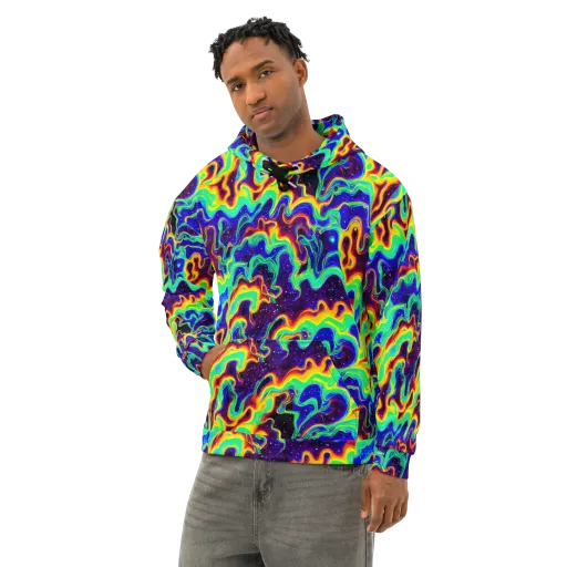 Hypercosm on a Cotton Hoodie