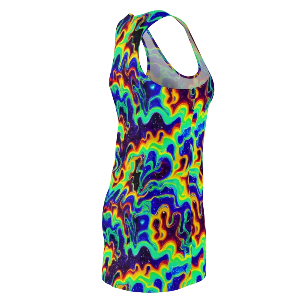 Hypercosm on Racerback Dress — Back Side