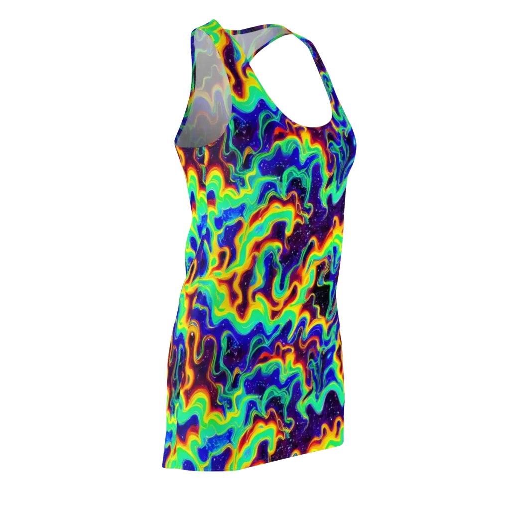 Hypercosm on Racerback Dress — Front Side