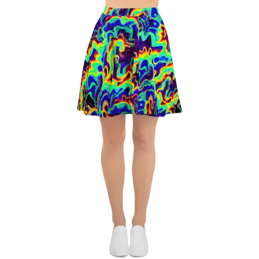 Hypercosm on a Skater Skirt