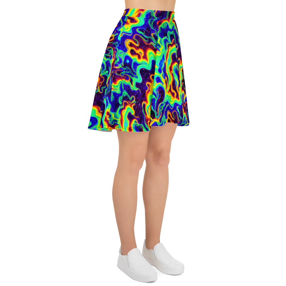 Hypercosm on Skater Skirt — Right