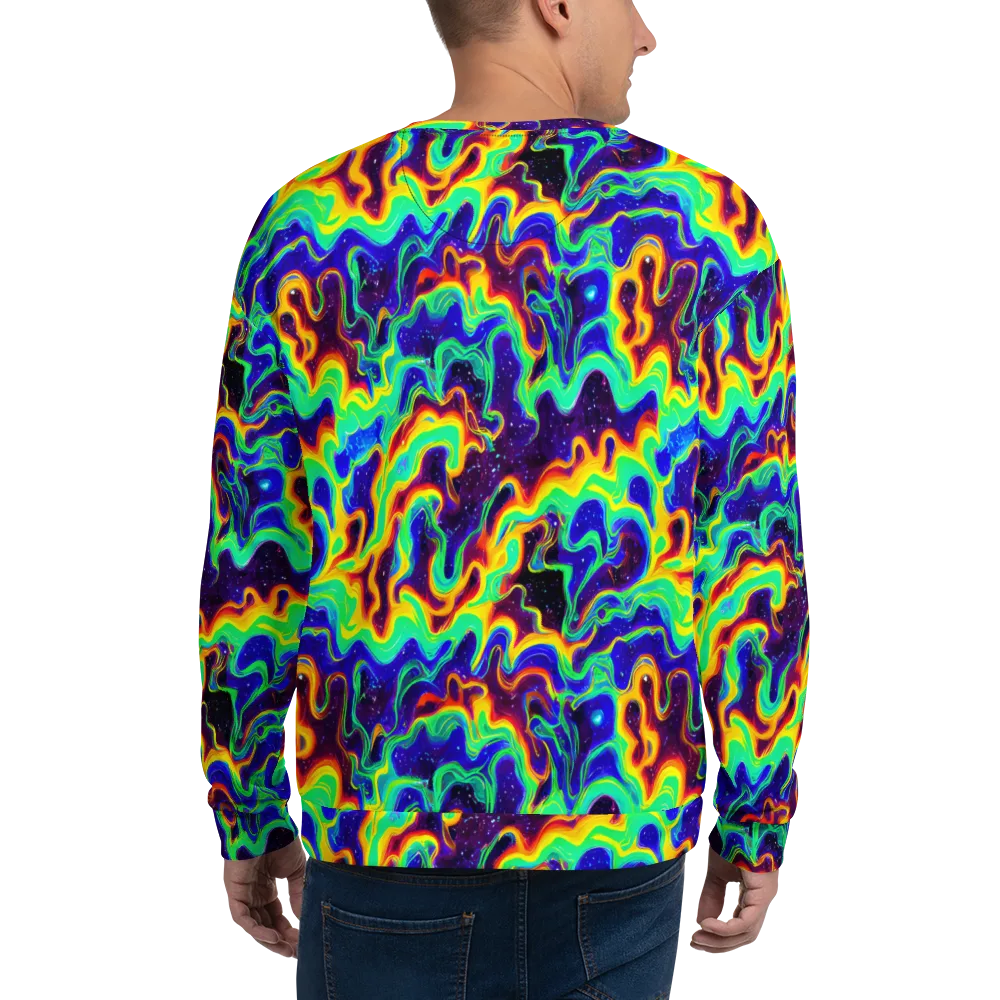 Hypercosm on Sweatshirt — Back