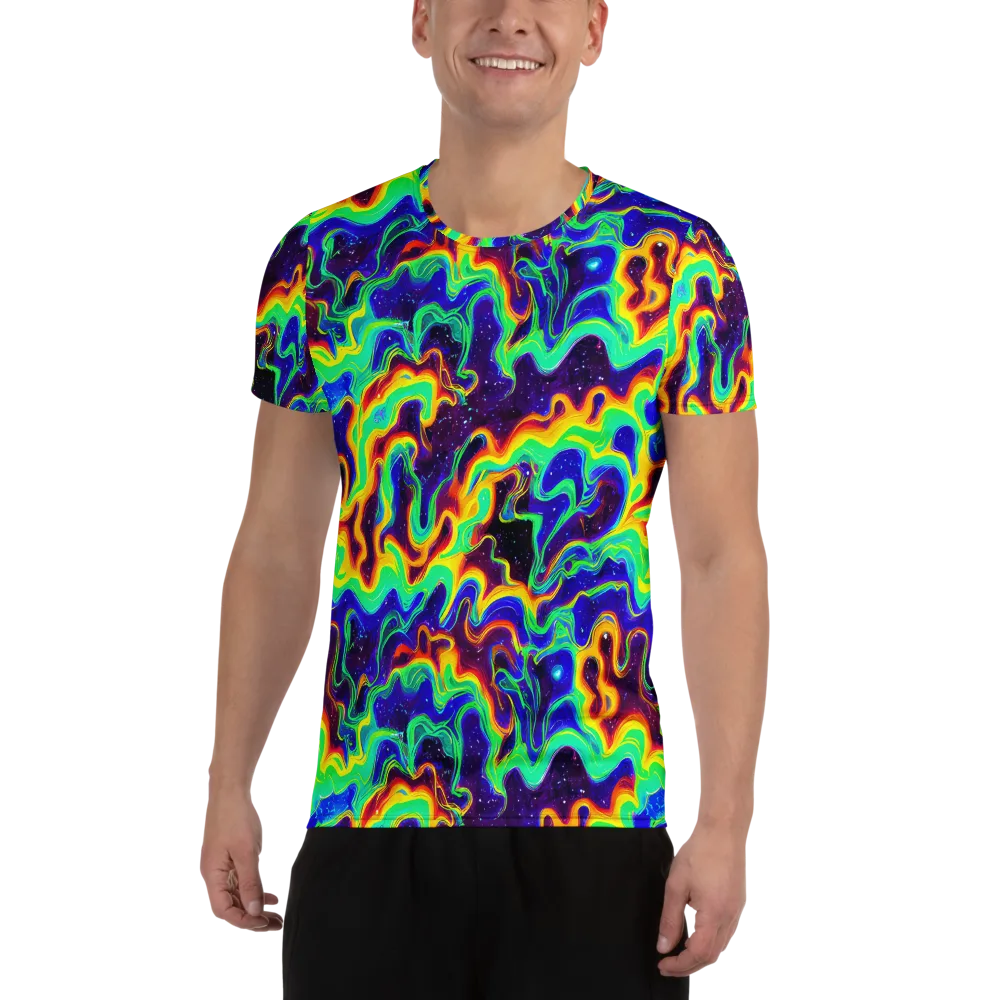 Hypercosm on Men's Athletic T-Shirt — Front