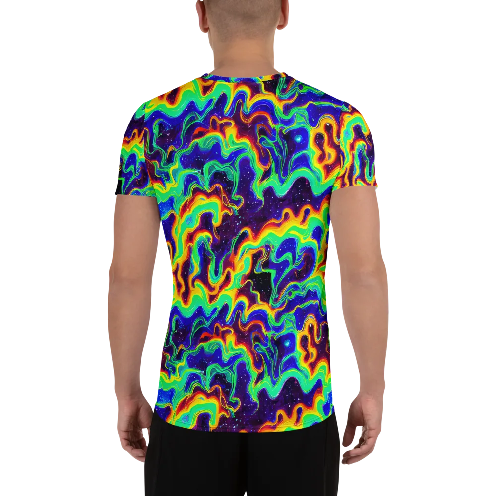 Hypercosm on Men's Athletic T-Shirt — Back