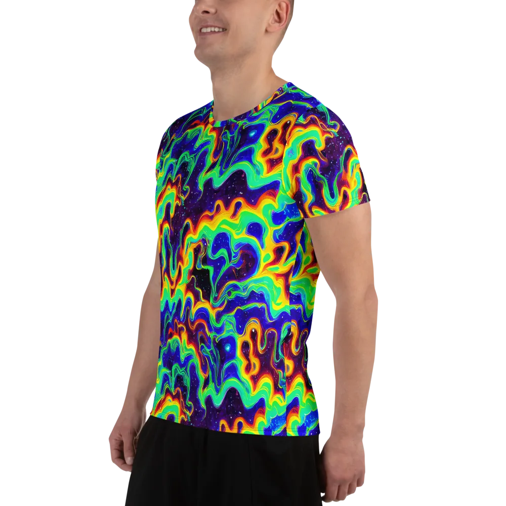 Hypercosm on Men's Athletic T-Shirt — Left