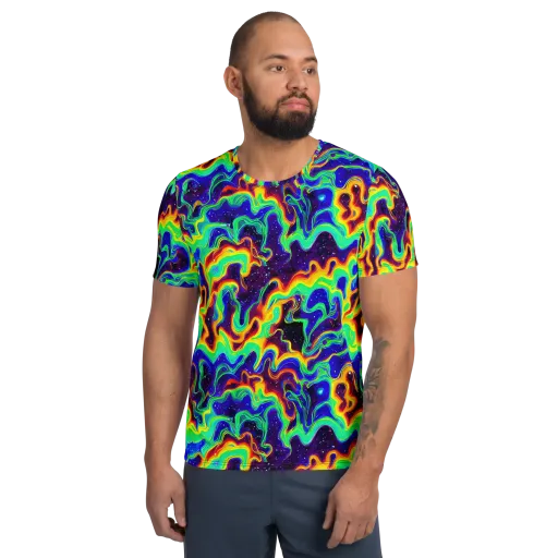 Hypercosm on a Men's Athletic T-Shirt