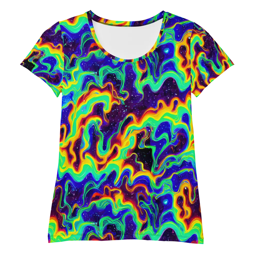 Hypercosm on Women's Athletic T-Shirt — Front