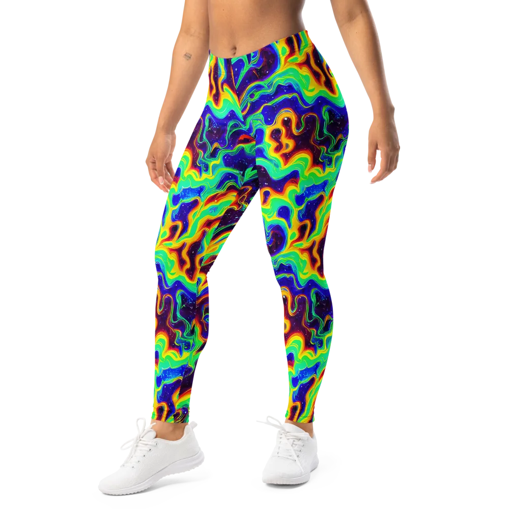 Hypercosm on Leggings — Left Front