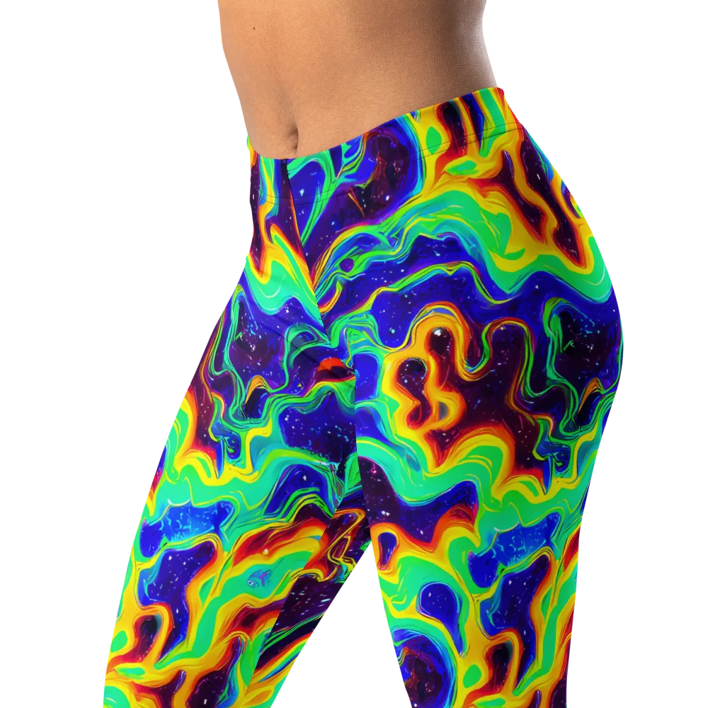 Hypercosm on Leggings — Left Front
