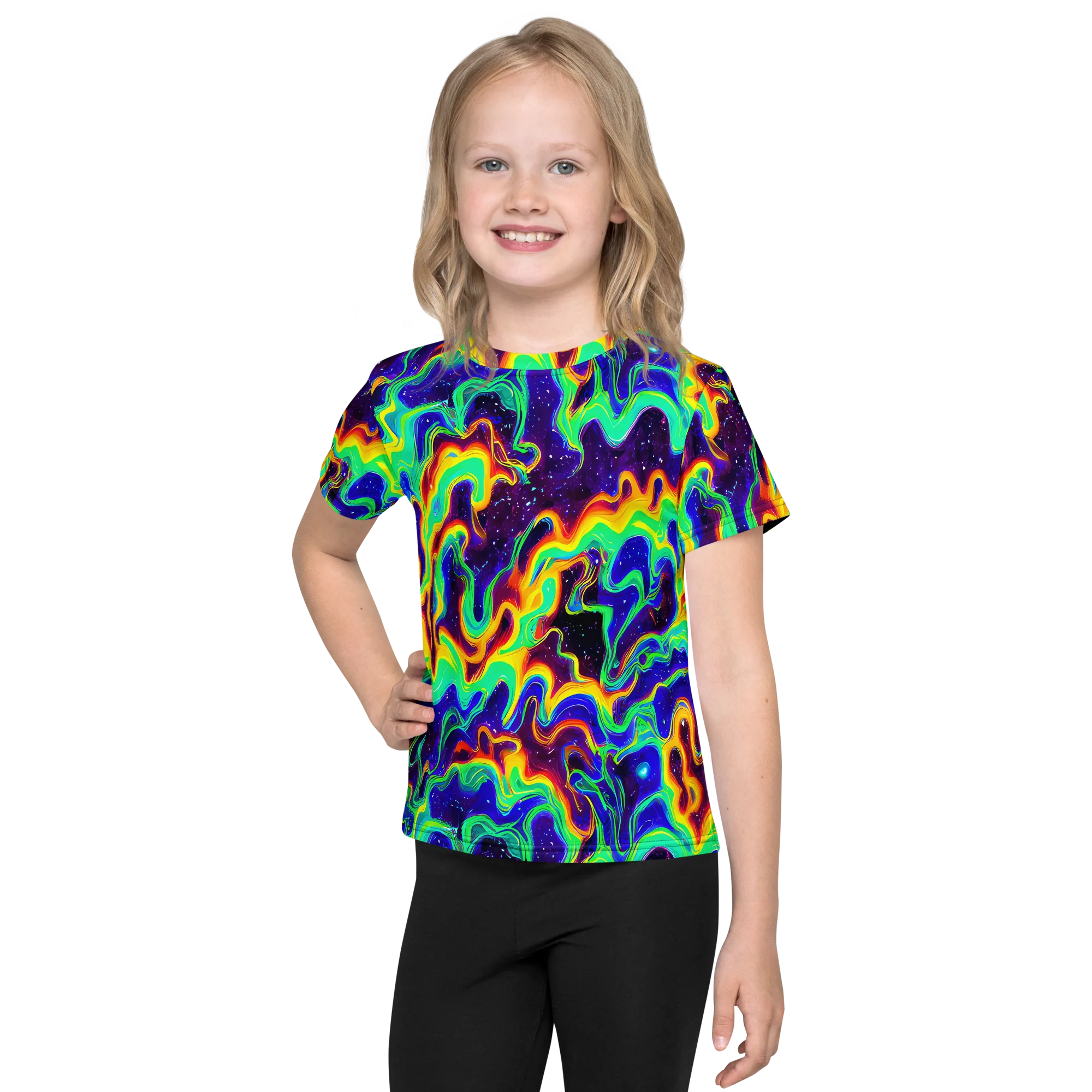 Hypercosm on Kids Crew Neck T-Shirt — Front