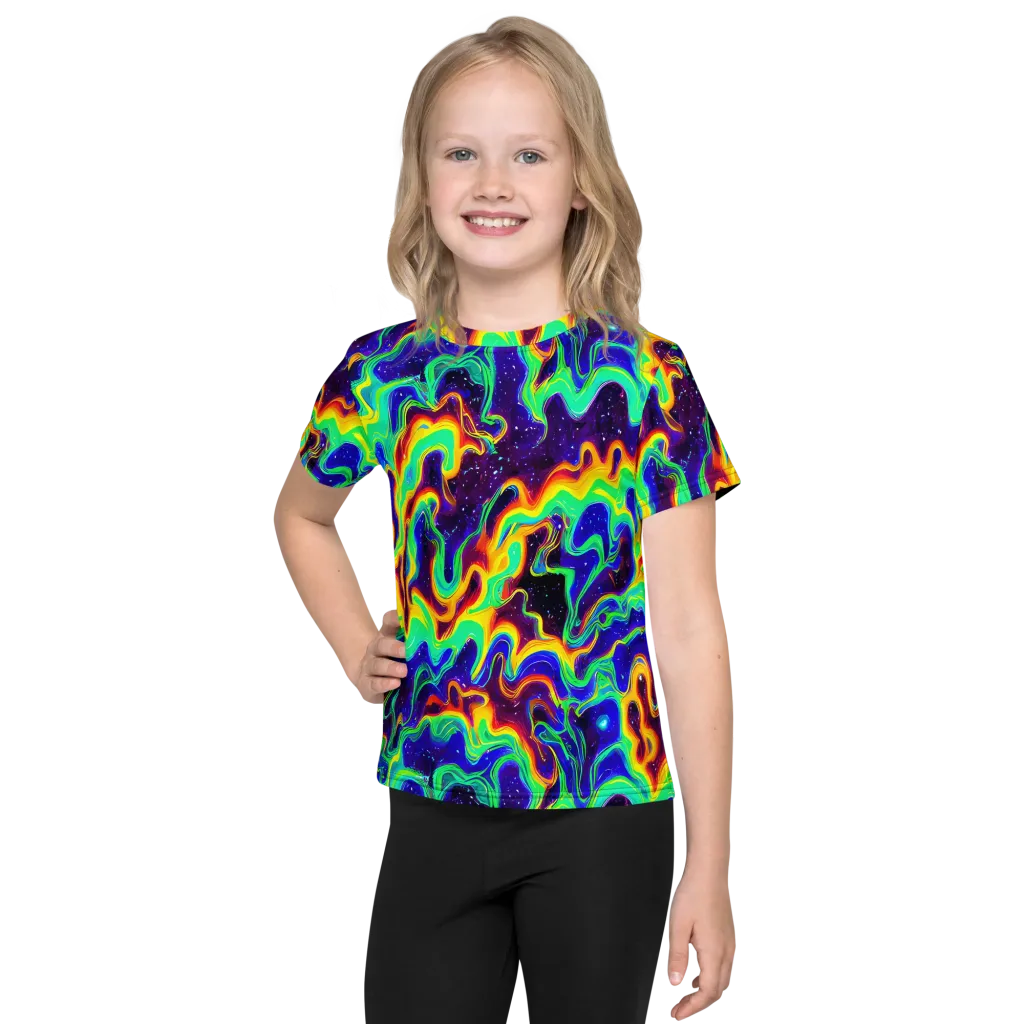 Hypercosm on Kids Crew Neck T-Shirt — Front