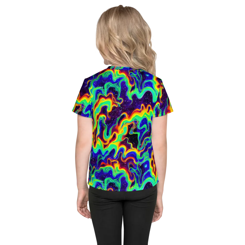 Hypercosm on Kids Crew Neck T-Shirt — Back