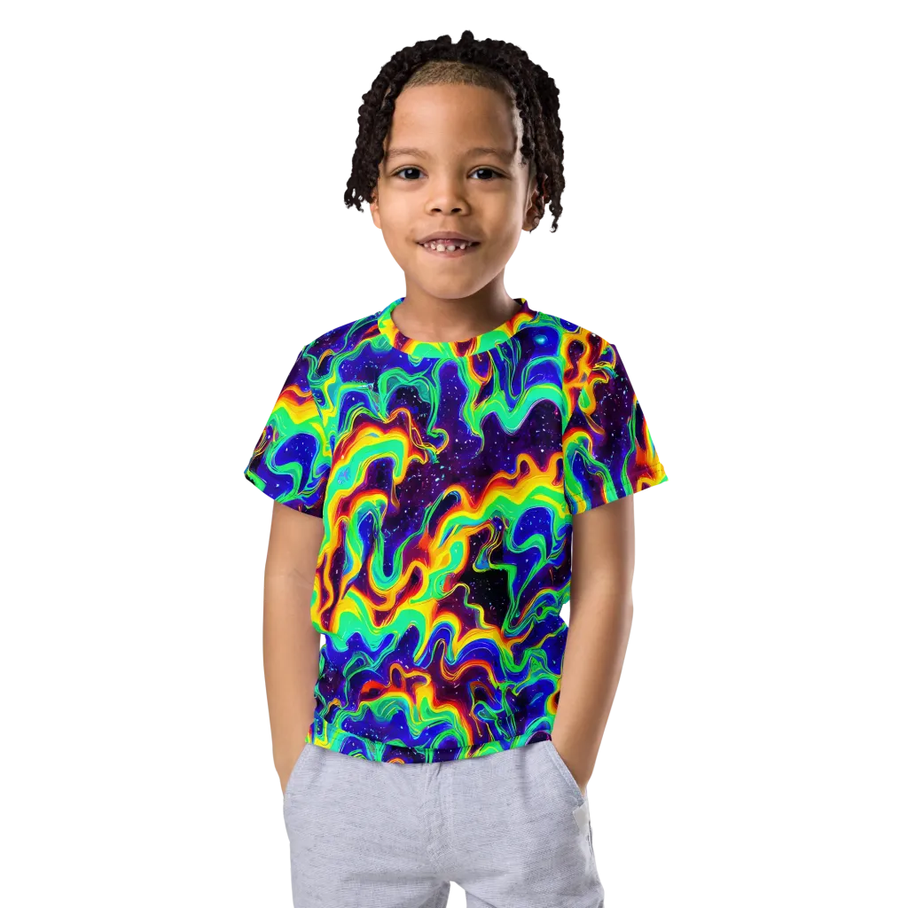 Hypercosm on Kids Crew Neck T-Shirt — Front