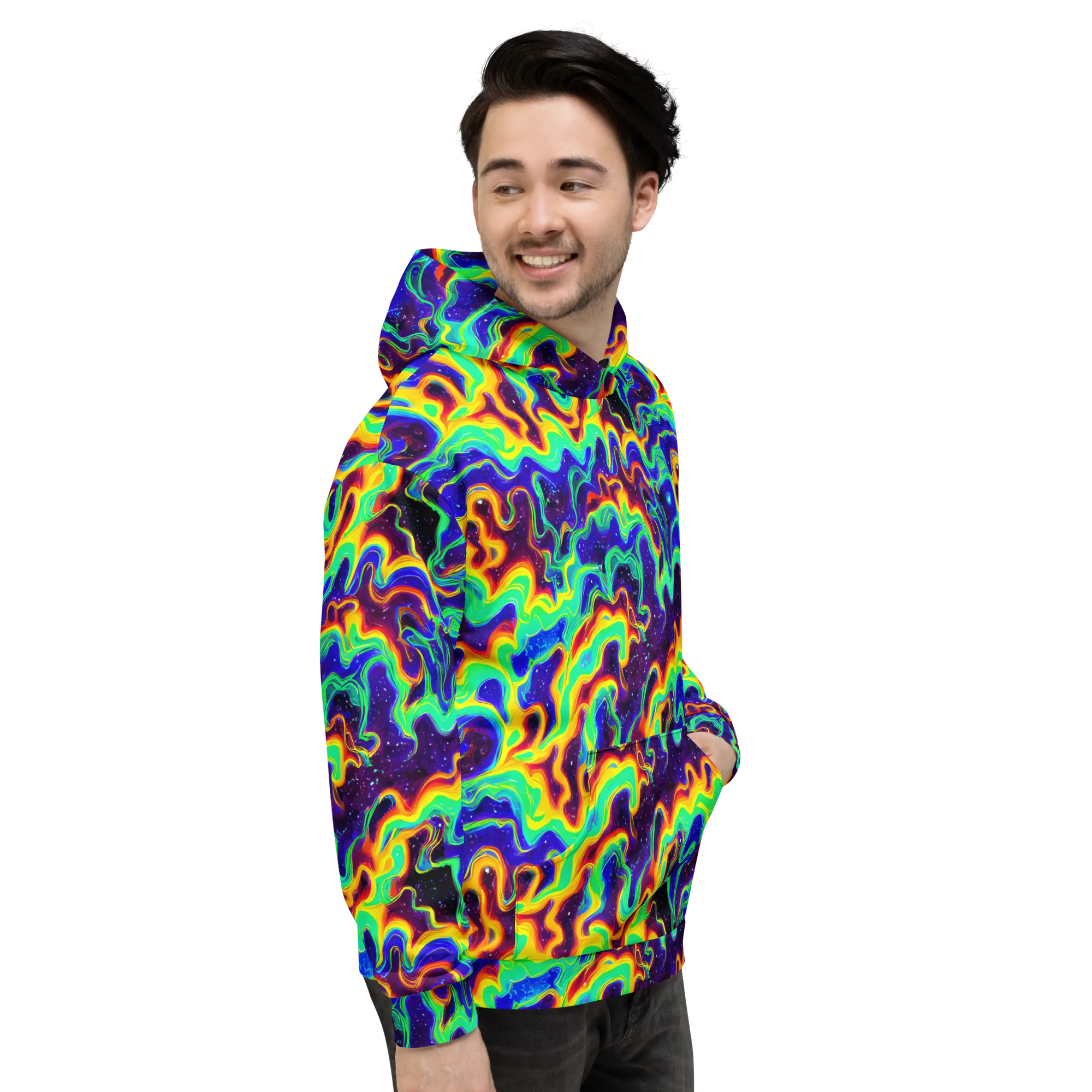 Hypercosm on Hoodie — Right