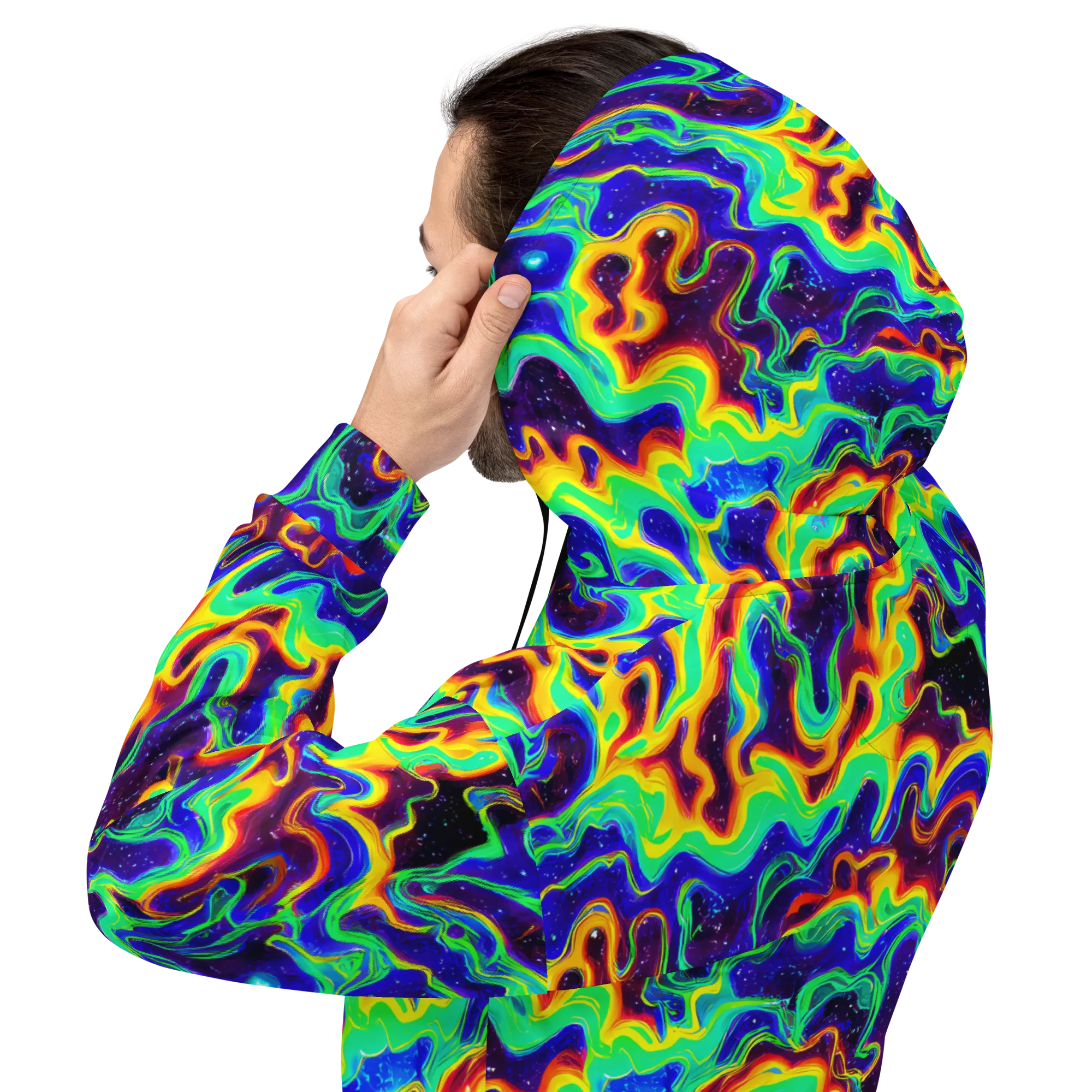 Hypercosm on Hoodie — Back