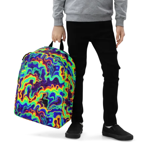 Hypercosm on a Minimalist Backpack