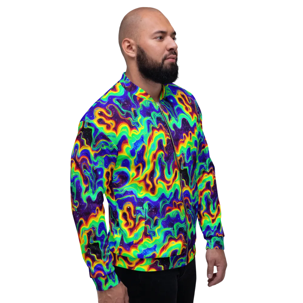 Hypercosm on Bomber Jacket — Right