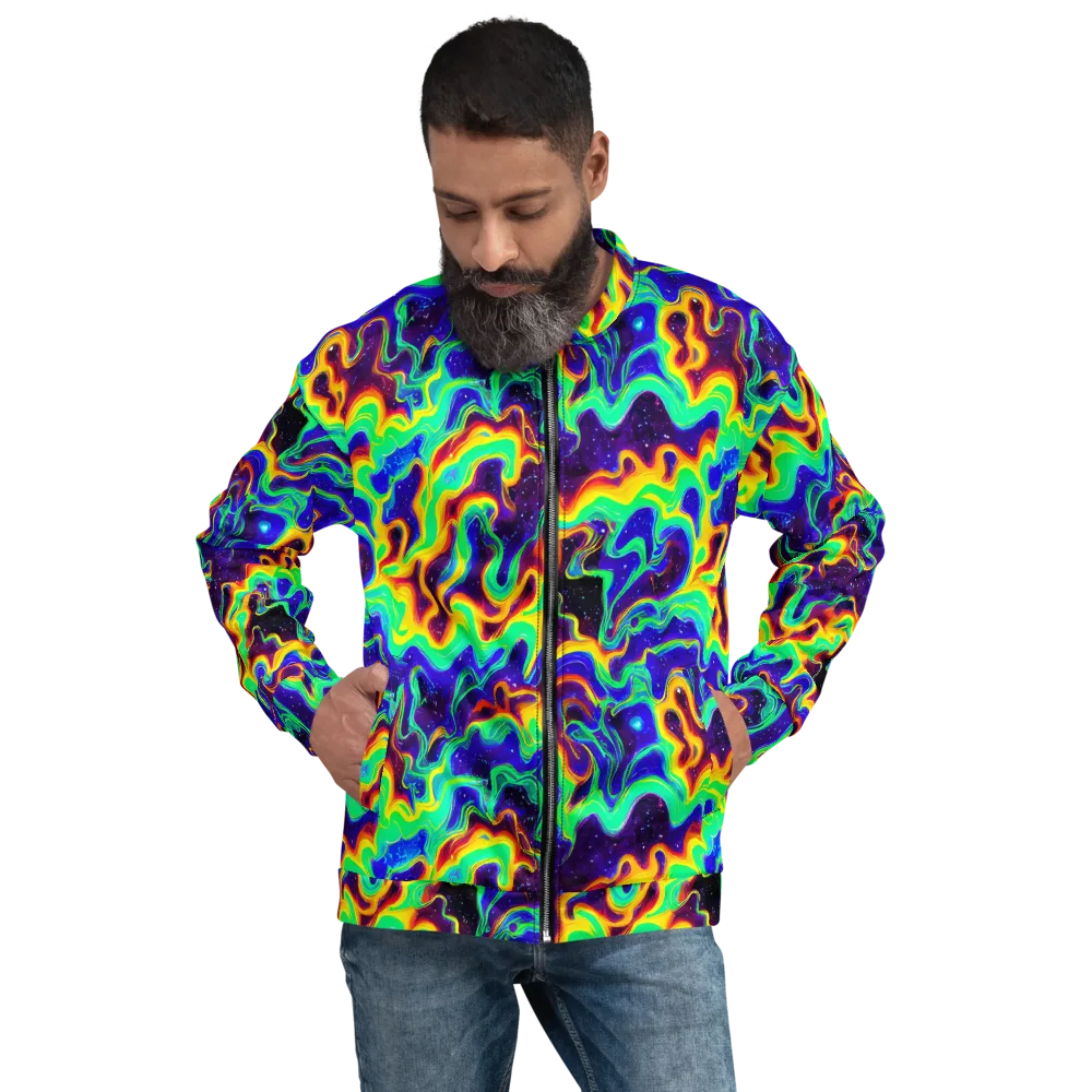 Hypercosm on Bomber Jacket — Front