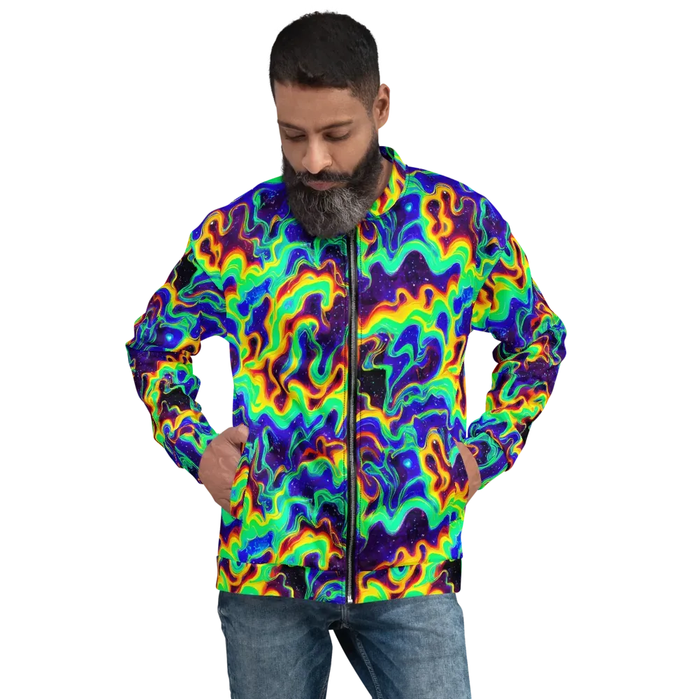 Hypercosm on Bomber Jacket — Front