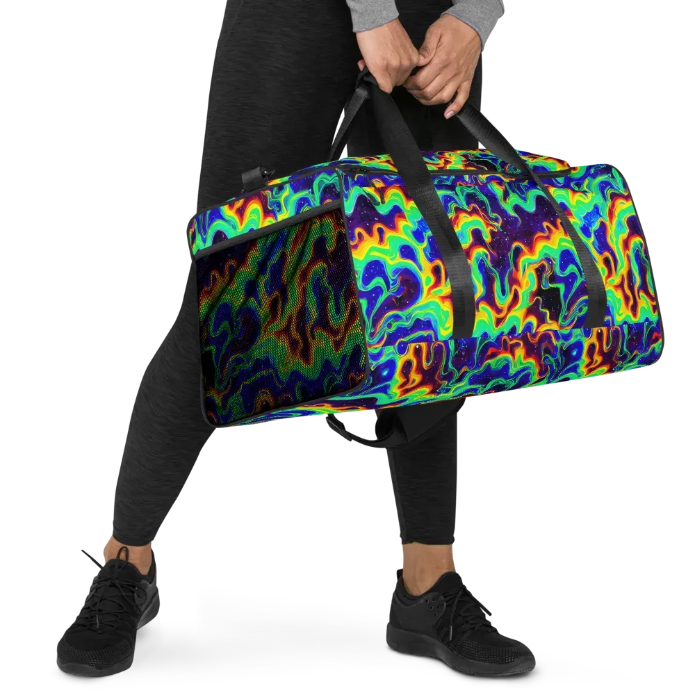 Hypercosm on Duffle Bag — Right Front