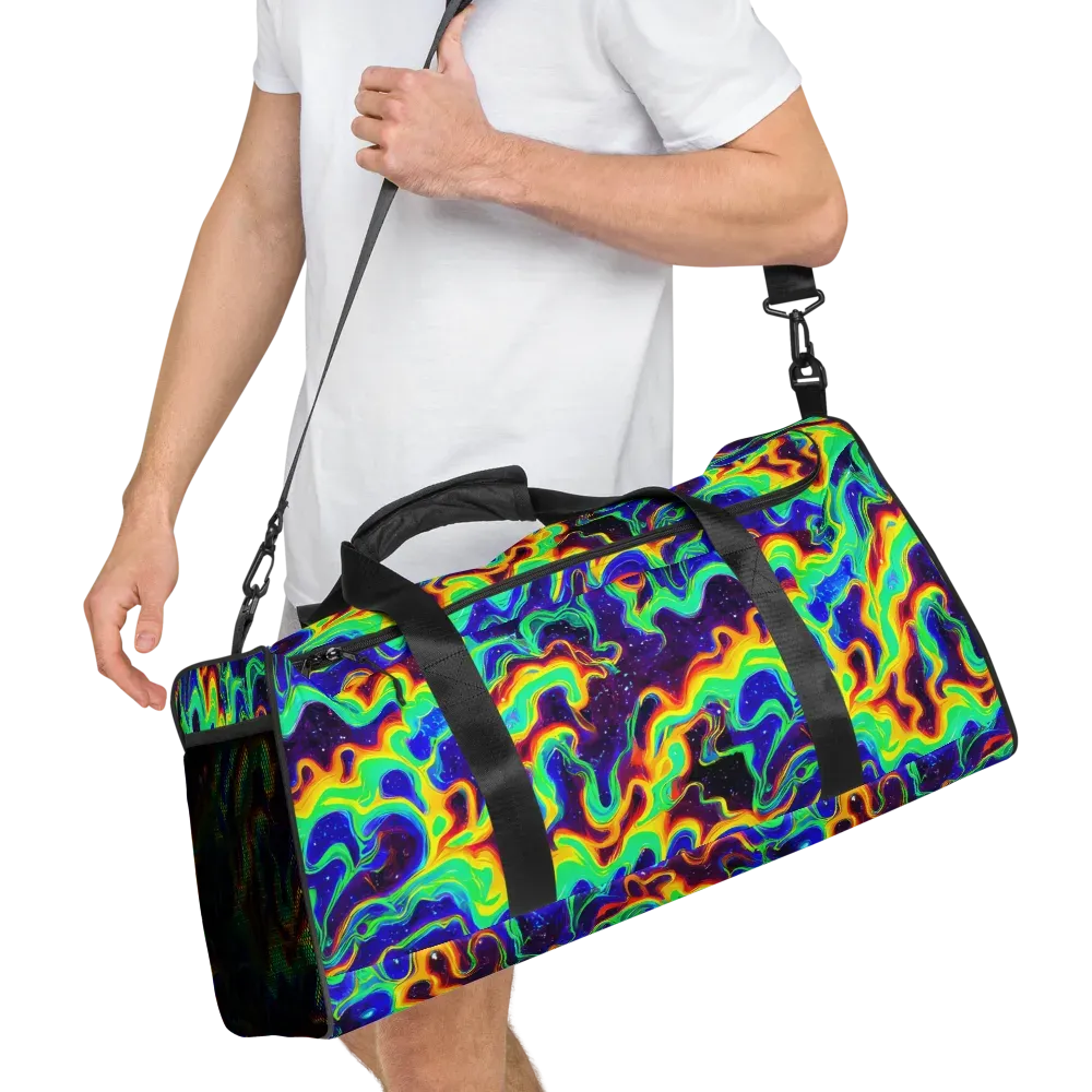 Hypercosm on Duffle Bag — Right Front