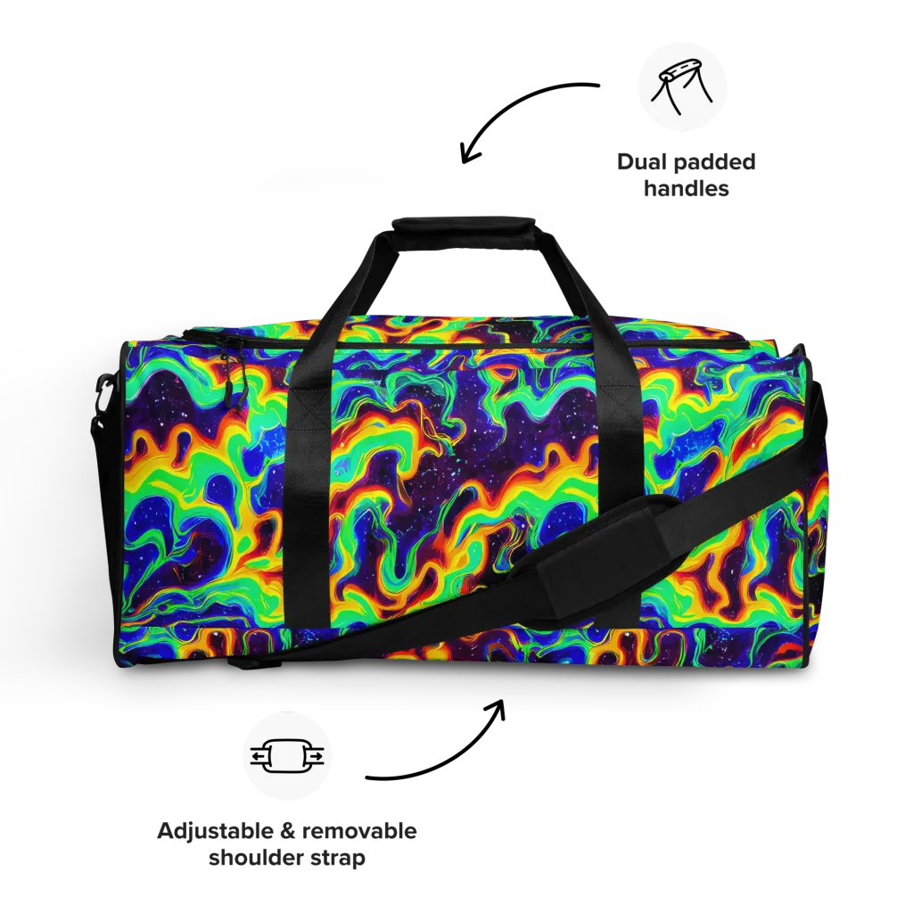 Hypercosm on Duffle Bag — Front