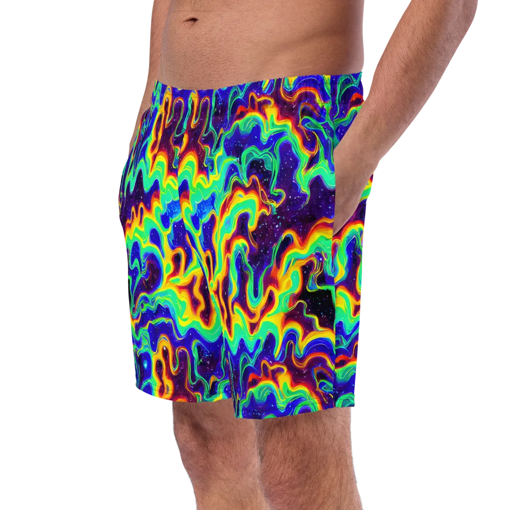 Hypercosm on Swim Trunks — Left Front