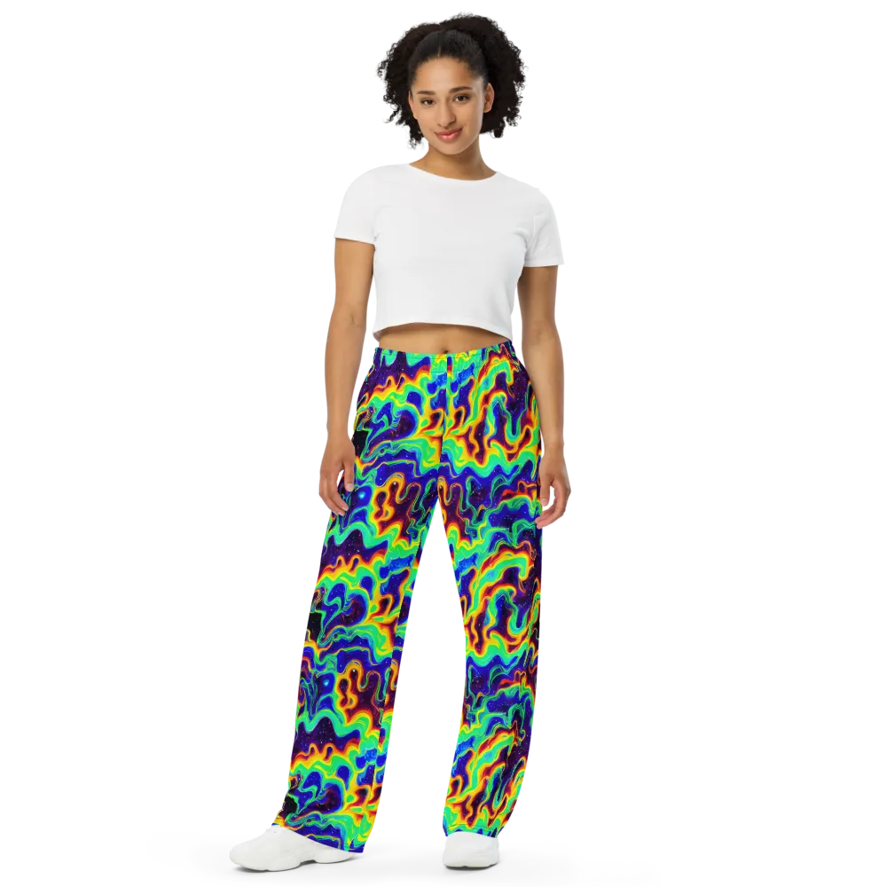 Hypercosm on Wide-Leg Pants — Front