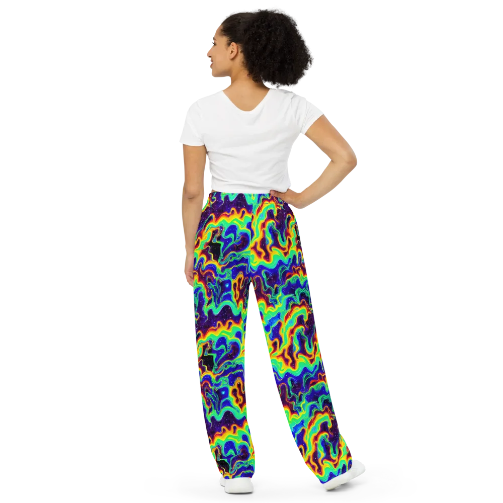Hypercosm on Wide-Leg Pants — Back