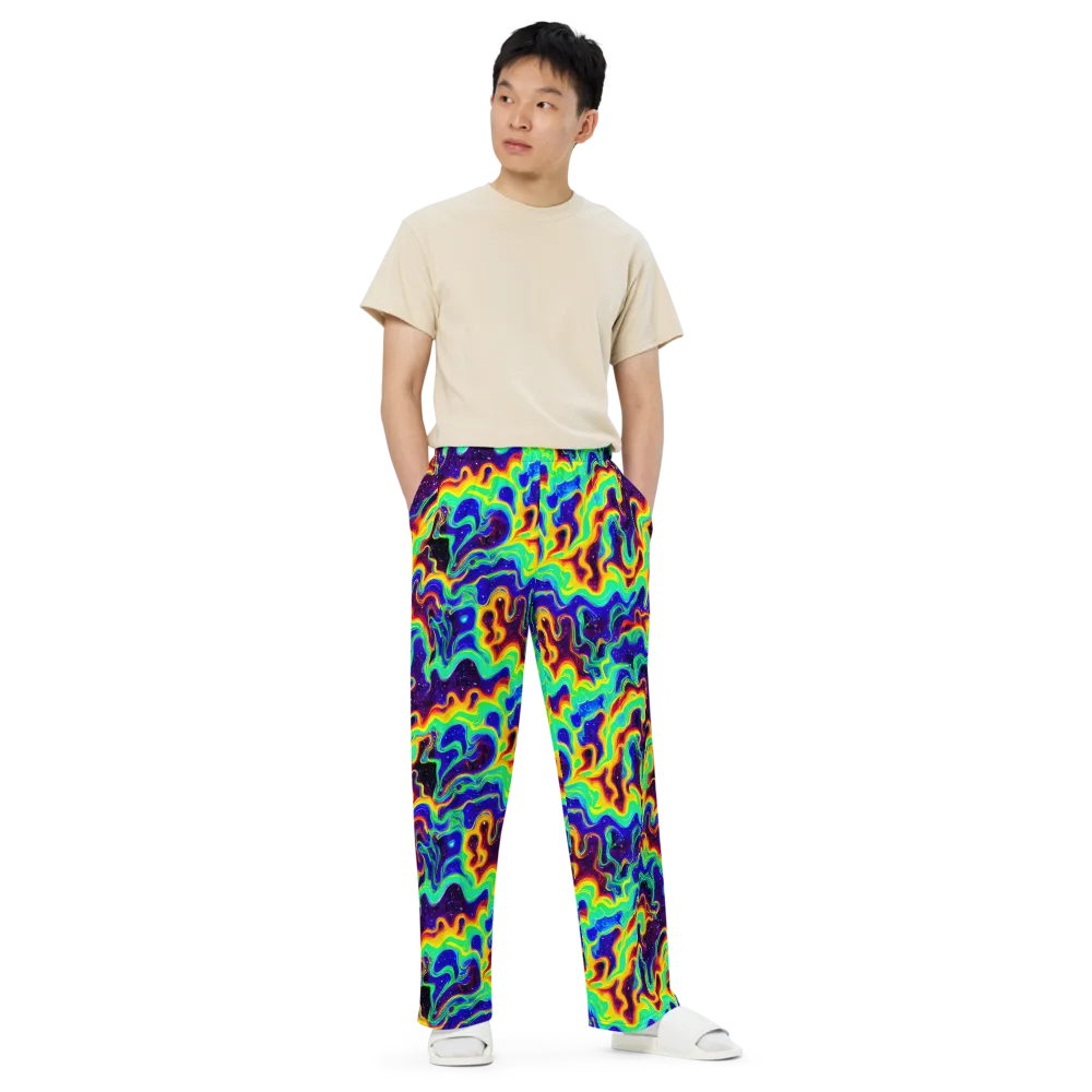 Hypercosm on Wide-Leg Pants — Front