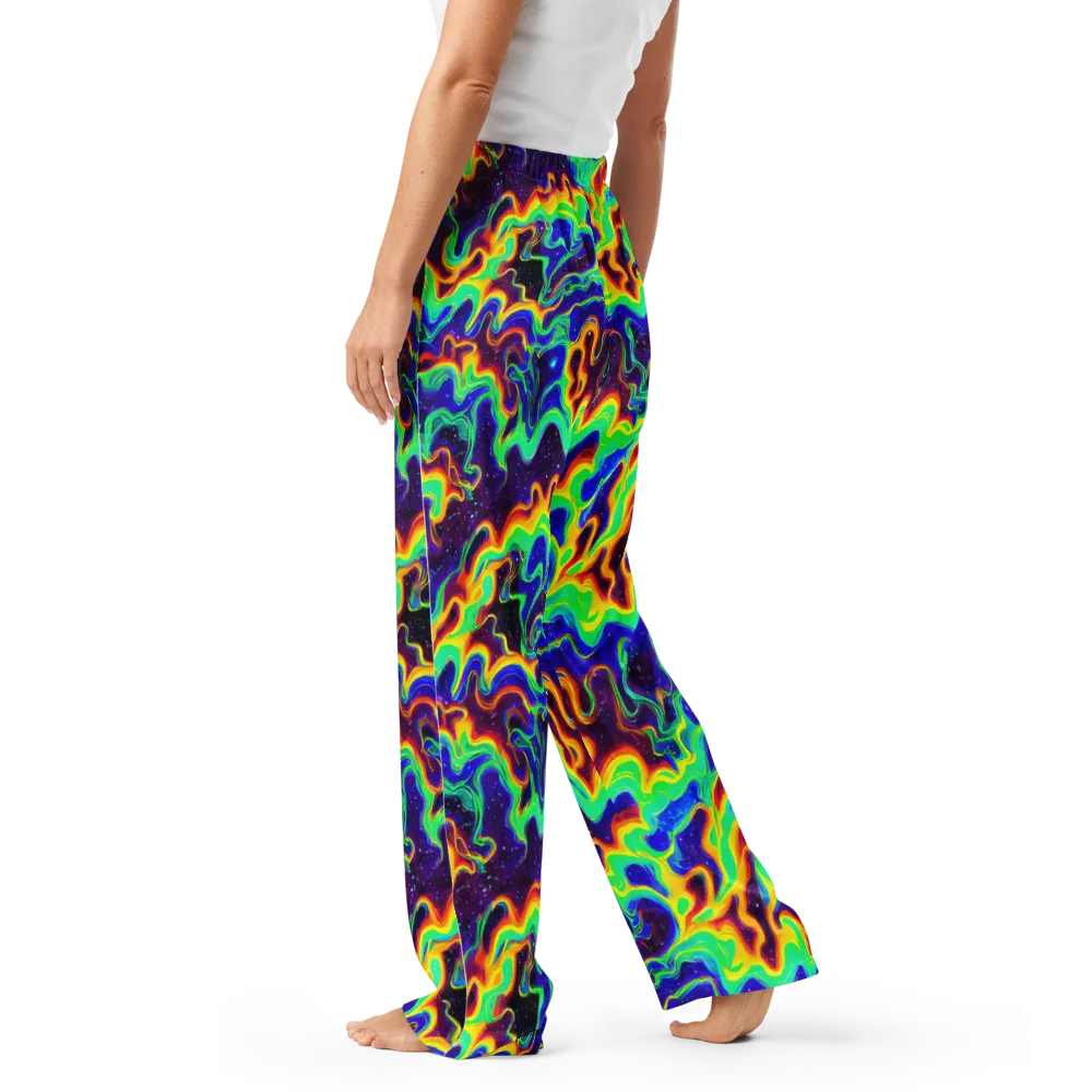 Hypercosm on Women's Pajama Pants — Left