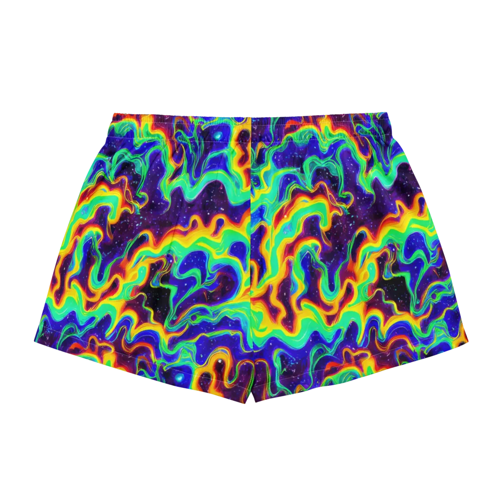 Hypercosm on Women's Pajama Shorts — Back