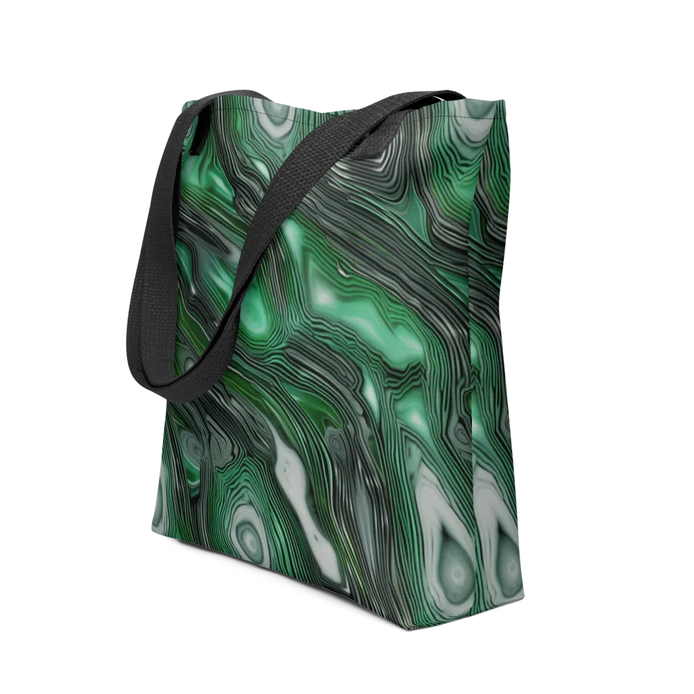 Malachite Current on Tote Bag — Front