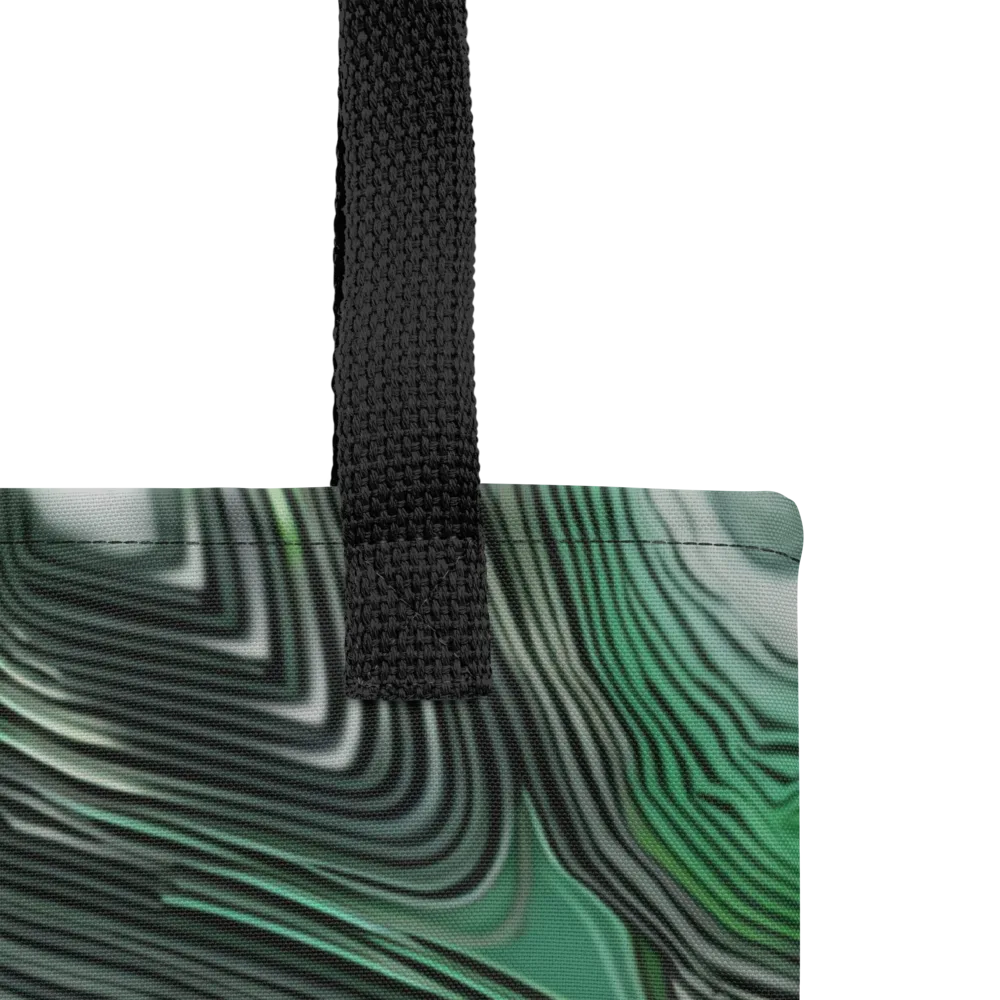 Malachite Current on Tote Bag — Product details