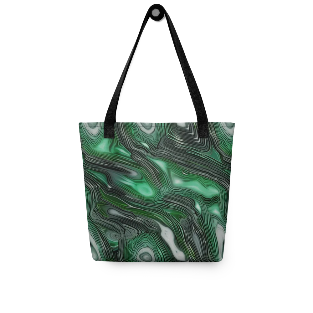 Malachite Current on Tote Bag — Front