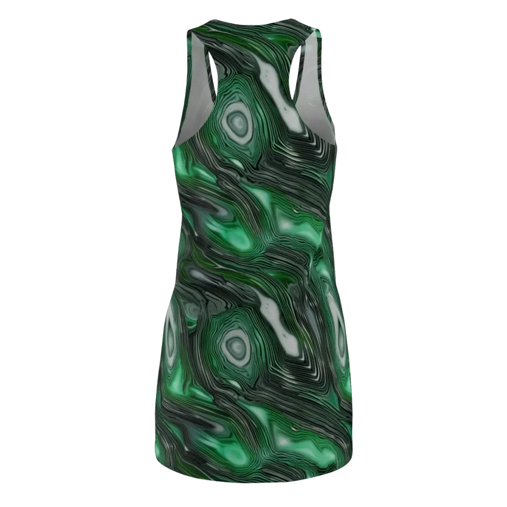 Malachite Current on Racerback Dress — Back