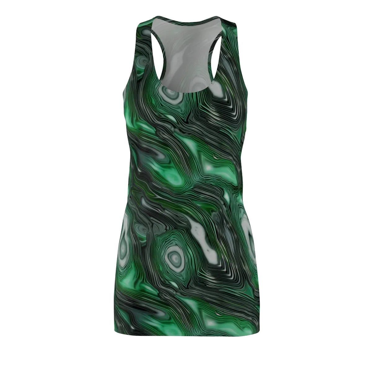 Malachite Current on Racerback Dress — Front