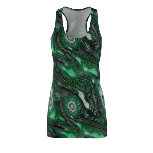 Malachite Current on a Racerback Dress